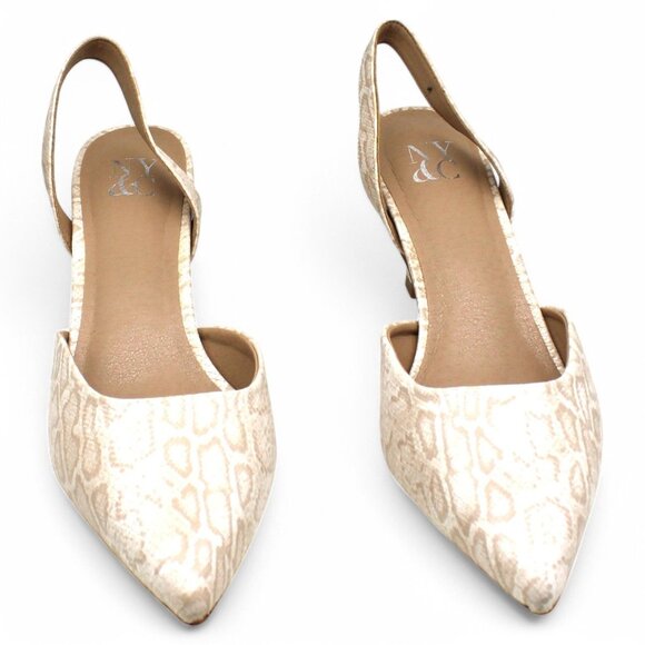 New York & Company Antonella Women's Slingback Pumps - Picture 3 of 9